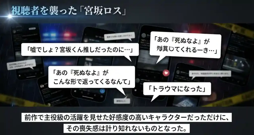 視聴者の反応は泣いたやロスの嵐